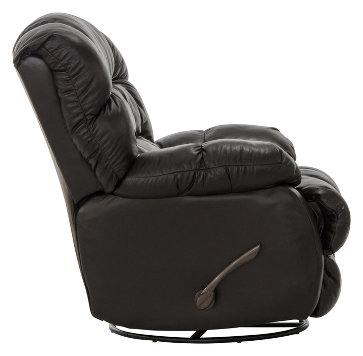 Pendleton Leather Chaise Swivel Glider Recliner