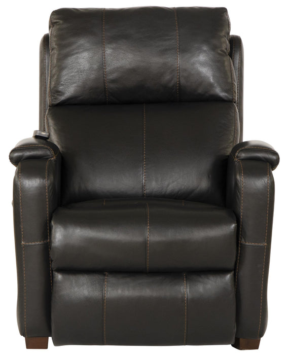 Reliever Leather Power Lay Flat Recliner with Power Adjustable Headrest and Lumbar, Zero Gravity and CR3 Therapeutic Massage